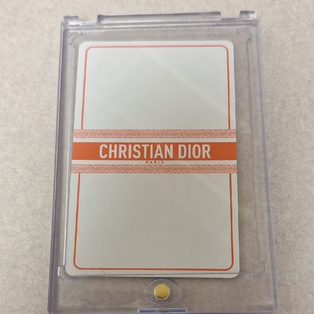 Dior Orange and White Card Set